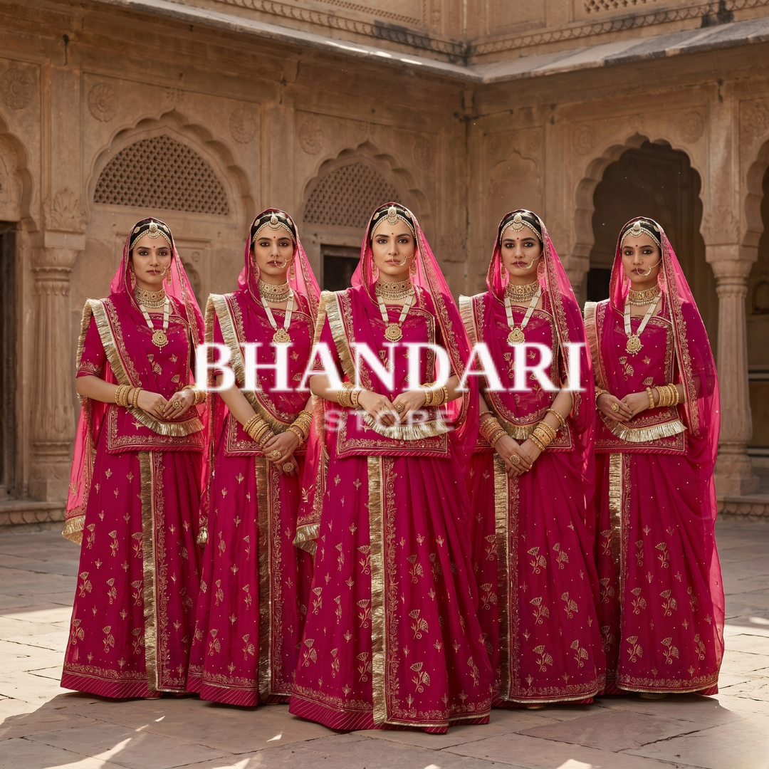 2 PHOOL POSHAK CHERRY RANI WHOLESALE PACK (5 PIECE)-617