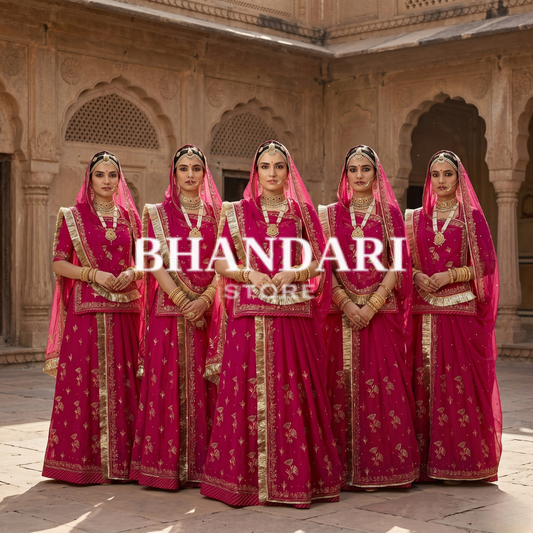 2 PHOOL POSHAK CHERRY RANI WHOLESALE PACK (5 PIECE)-617
