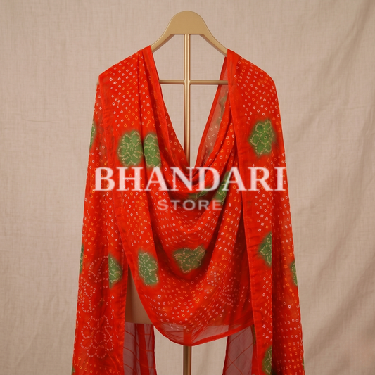 Gold pure chunri (Orange) 021