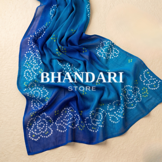 PURE RAI BANDHEJ SHADED ODHNA- 1230