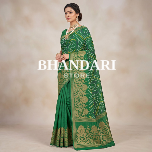 Shyamala Bandhani Saree- 317