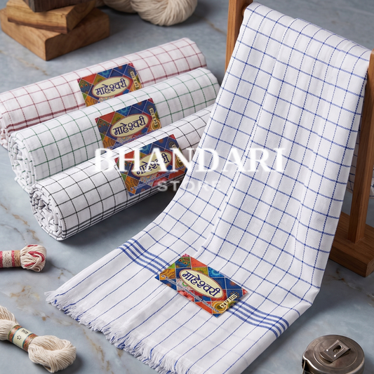Cotton Summer Checked Khesla- 257