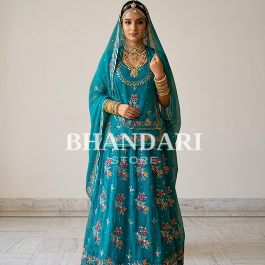 PEACOCK BLUE POSHAK-948