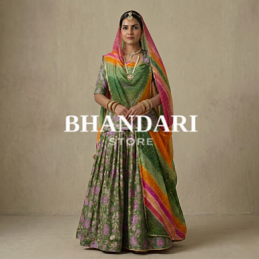 SUIT WITH SARBATI ODHNA-1377