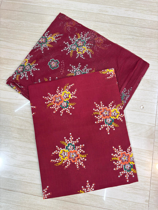 Double Ghoda suit (Mehroon) 007