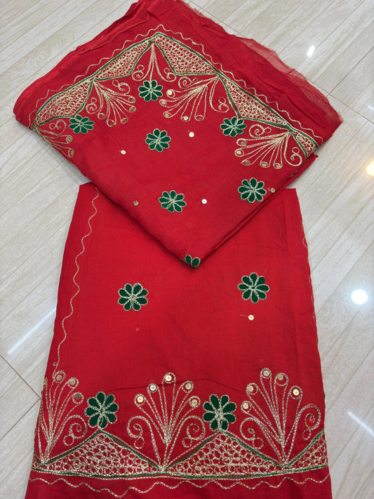 Poshak suit (Red) 018