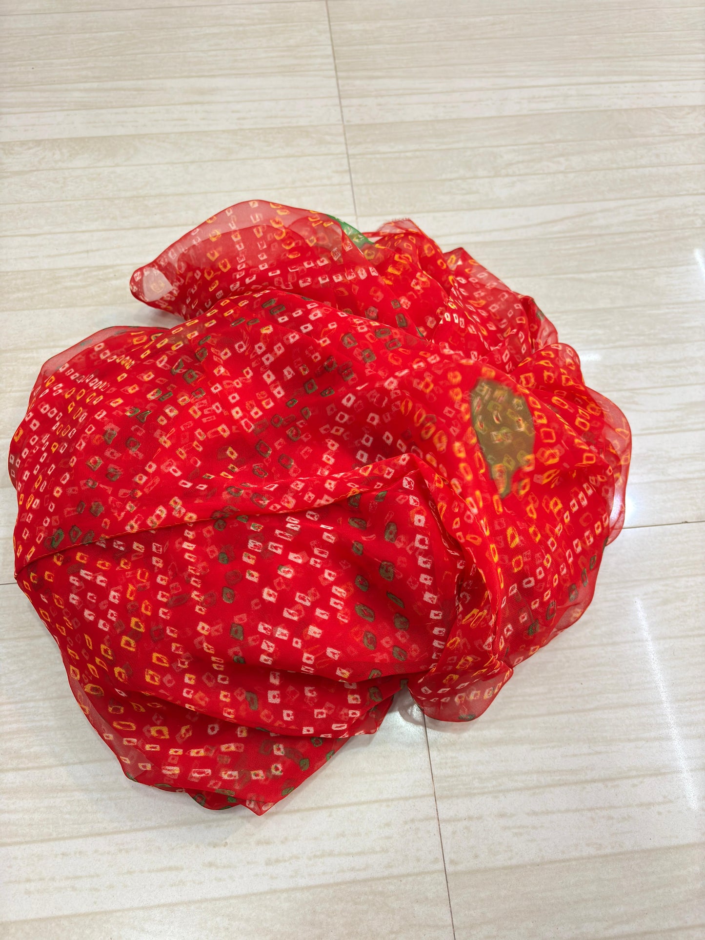 Gold pure chunri (Red) 020