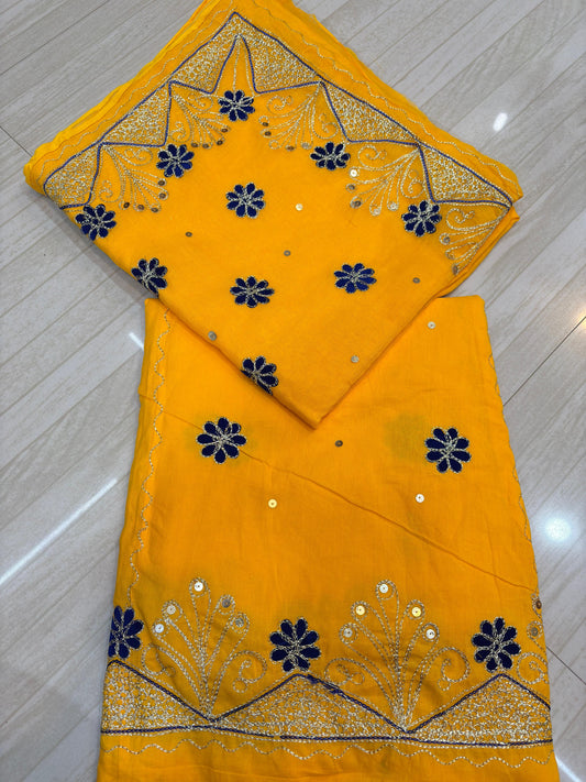 Poshak suit (Light Yellow) 014
