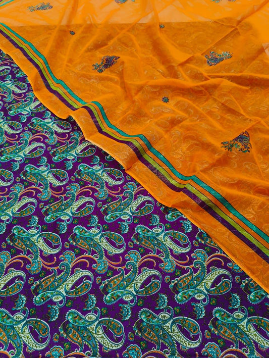 Giza cotton suit sarvati odhna (Jamni)-215