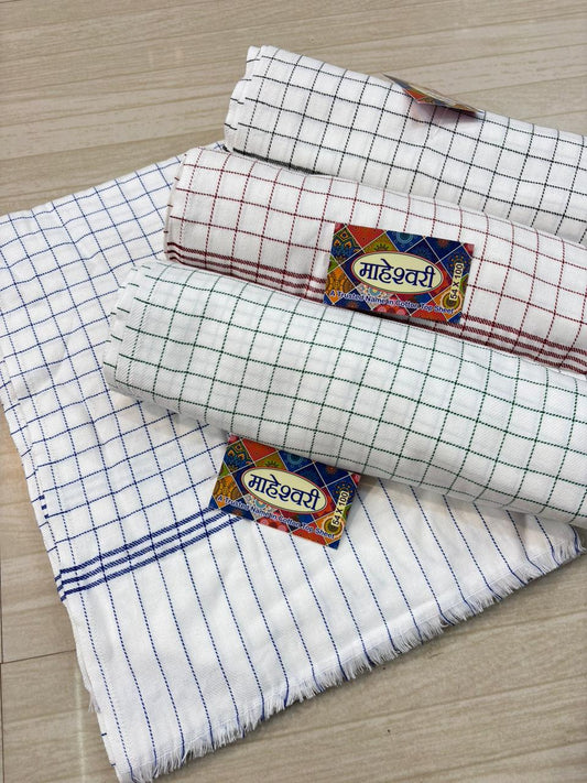 Cotton Summer Checked Khesla- 257