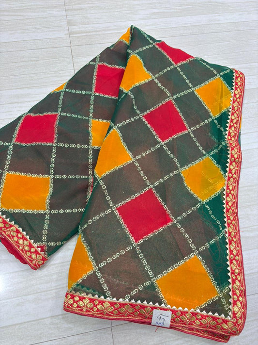 Panna Gota Patti Saree- 263