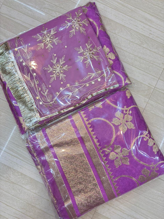 Gota Laffa Suit with Royal Pure Odhna (New Lavnder)-359