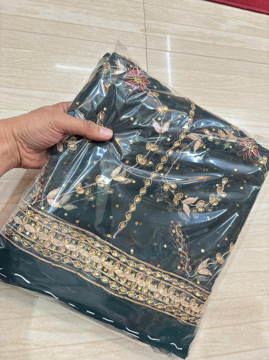 Royal Pure Poshak (Bottle Green)- 377