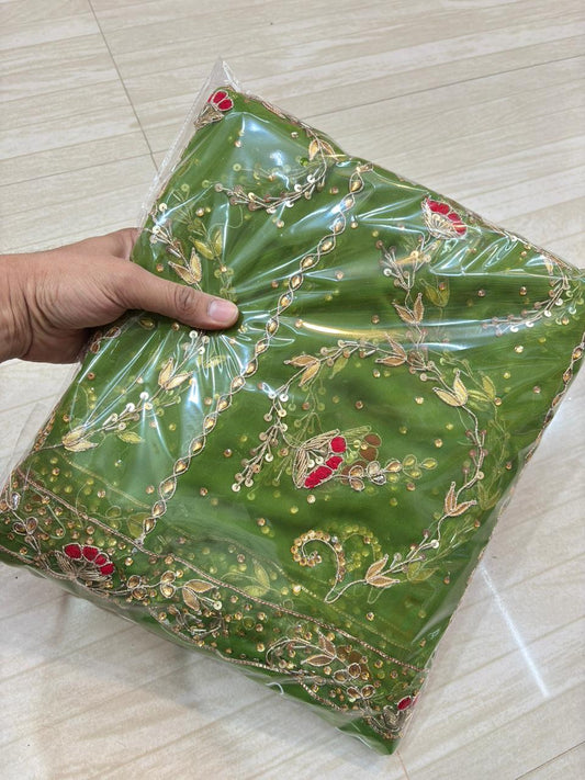Royal Pure Poshak (Mehendi)- 384