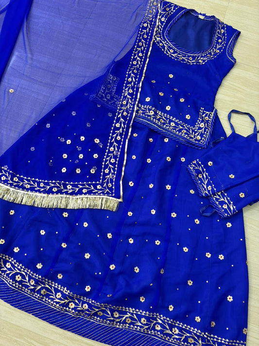 Jari Butiq Poshak (Blue)- 411