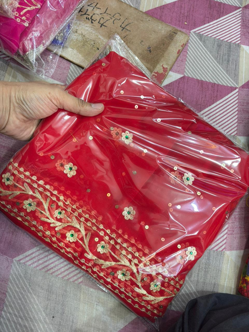 Jari Butiq Poshak (Red)- 417