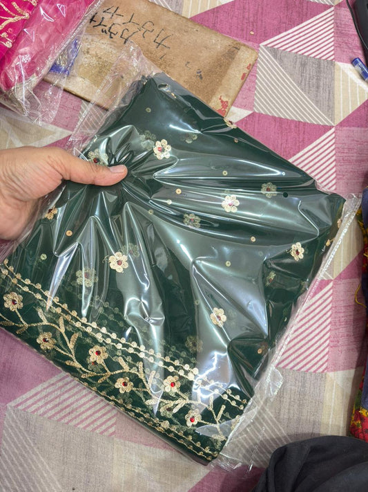 Jari Butiq Poshak (Bottle Green)- 416