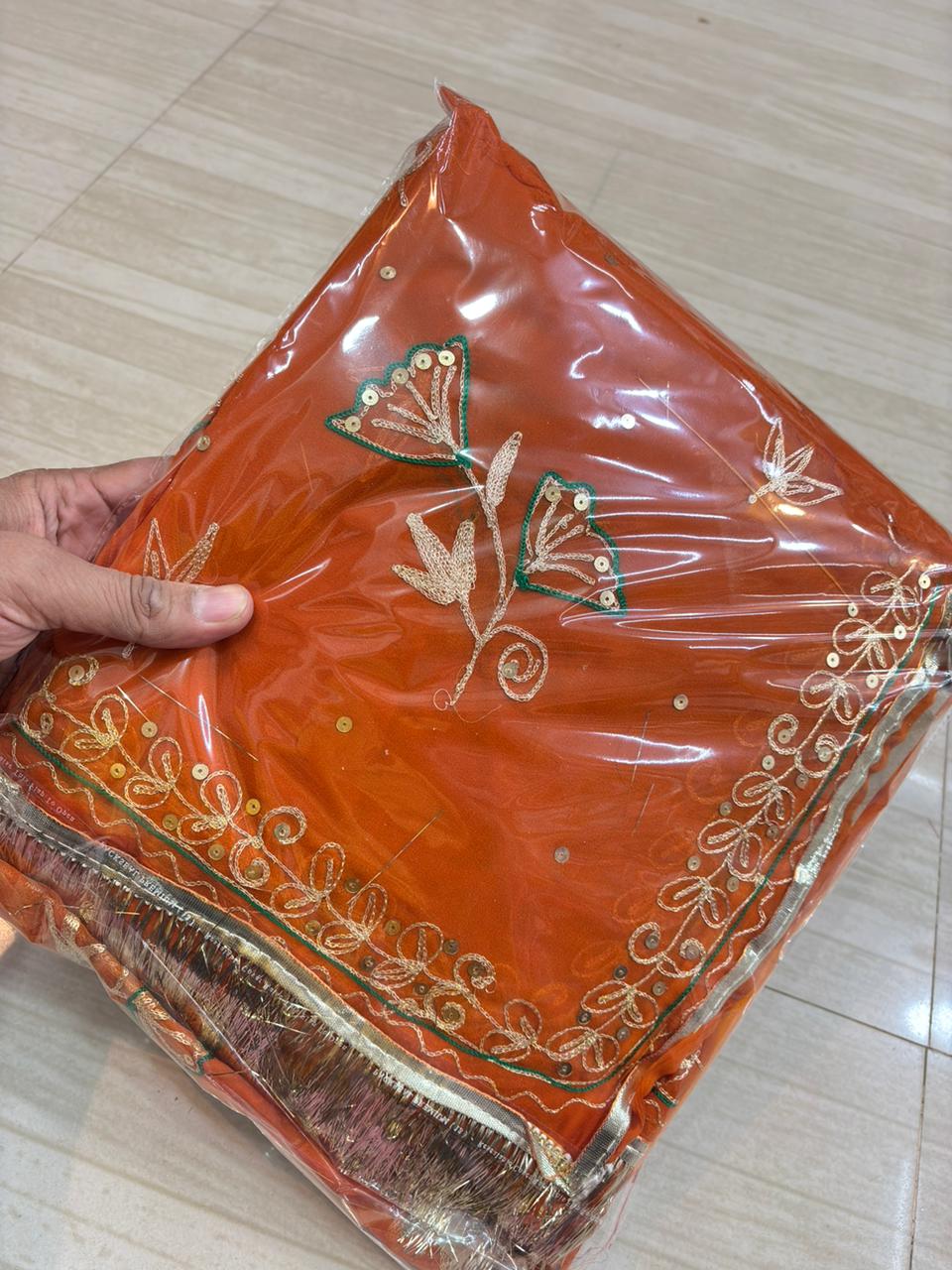 2 Phool Butiq poshak (Orange)-475