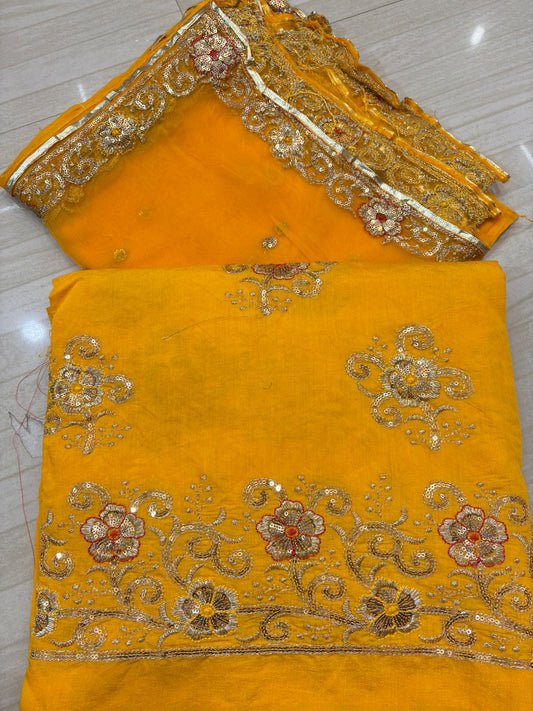 Shimmer Tora Suit (Lemon Yellow)- 492