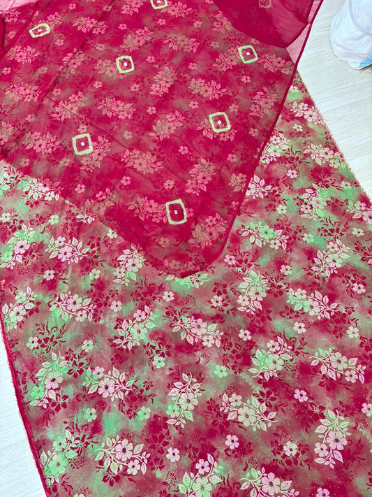 Tora Suit 4 mtr (Mehroon)-515