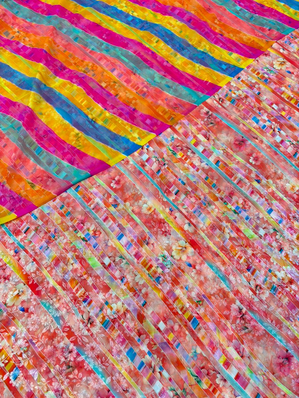 DIGITAL SHIMMER WITH GOLD PURE ODHNA (GAJRI) 5 MTR- 572