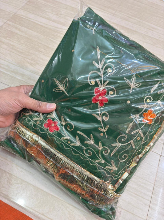 RESHAM POSHAK (GREEN)- 712