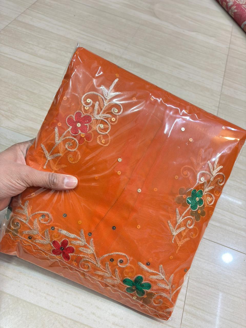 RESHAM POSHAK (ORANGE)- 713