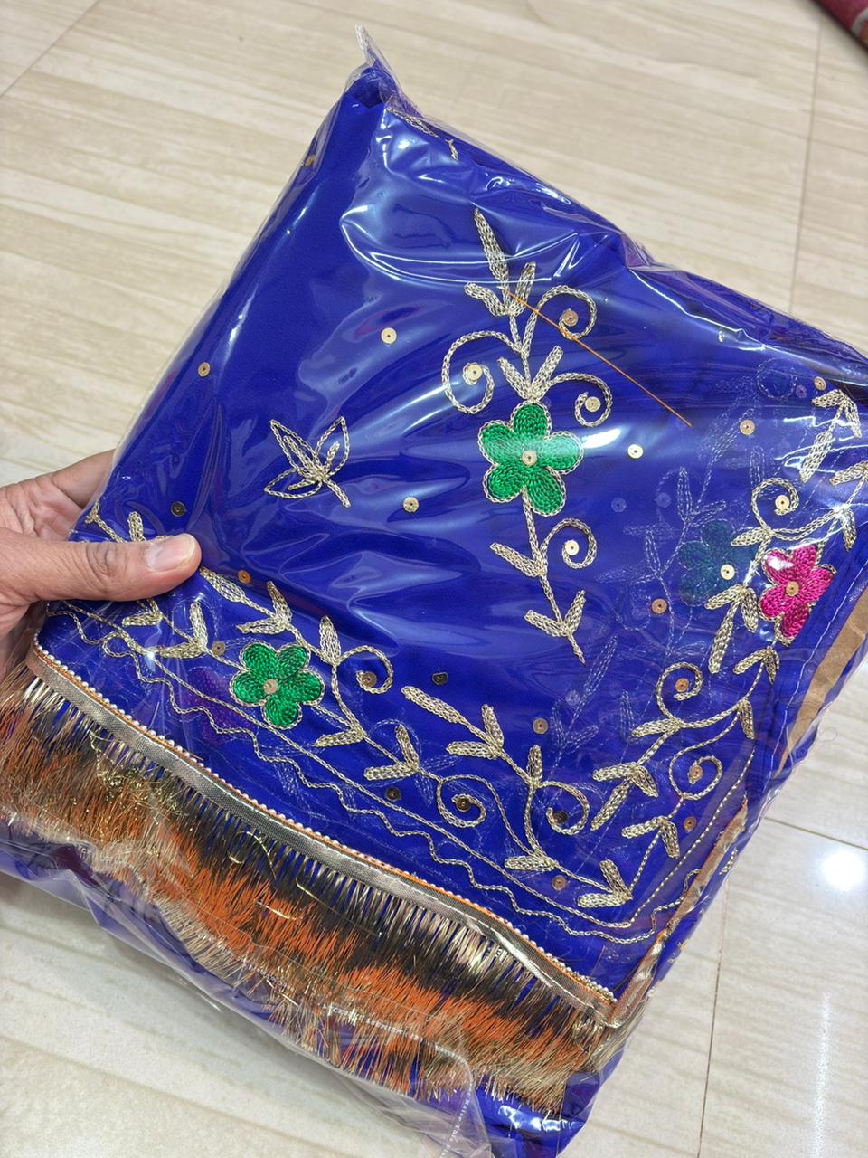 RESHAM POSHAK (BLUE)- 715