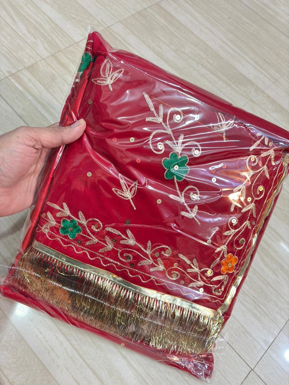 RESHAM POSHAK (RED)- 711