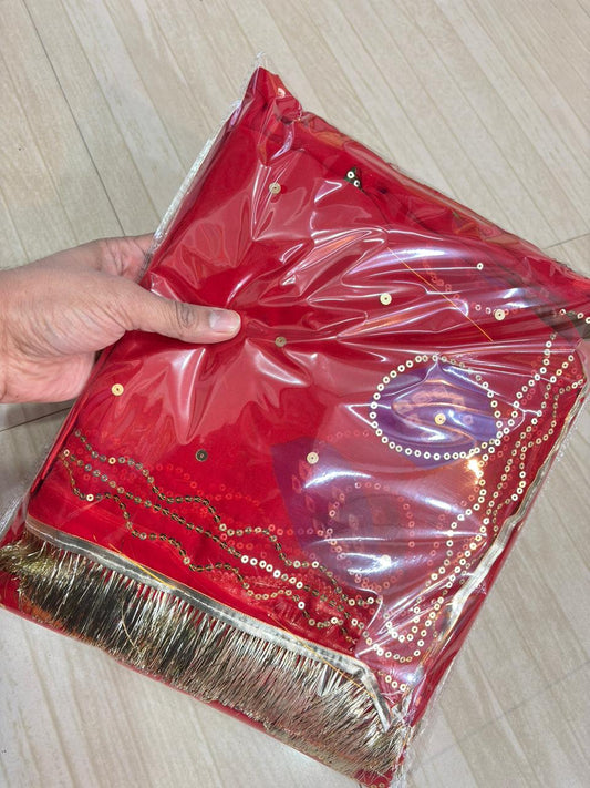 LADDU TARI POSHAK (RED)- 733