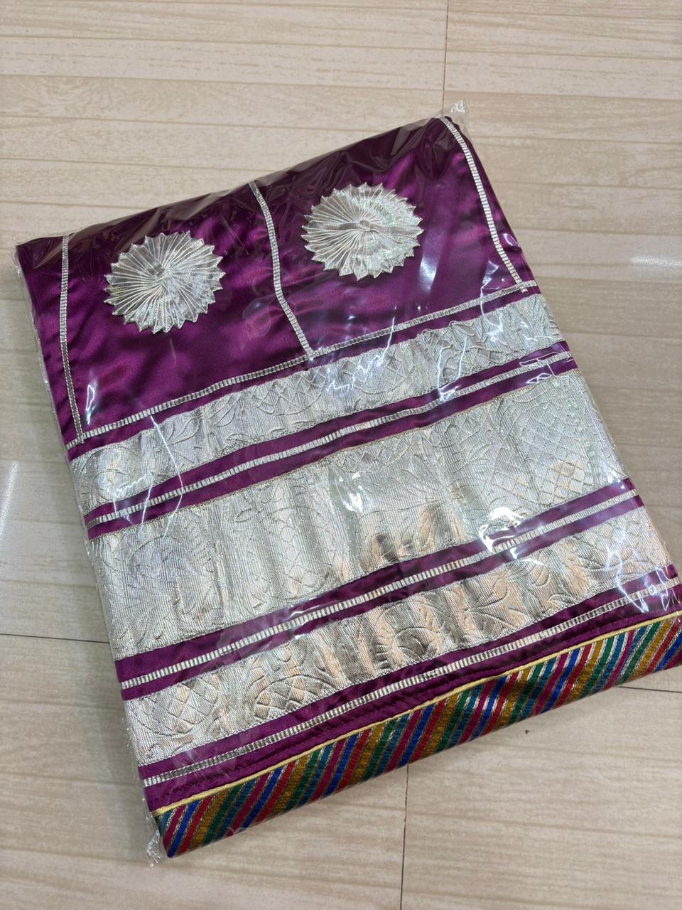 Gota Laffa Mugal Magji Suit (Dark Purple)-763