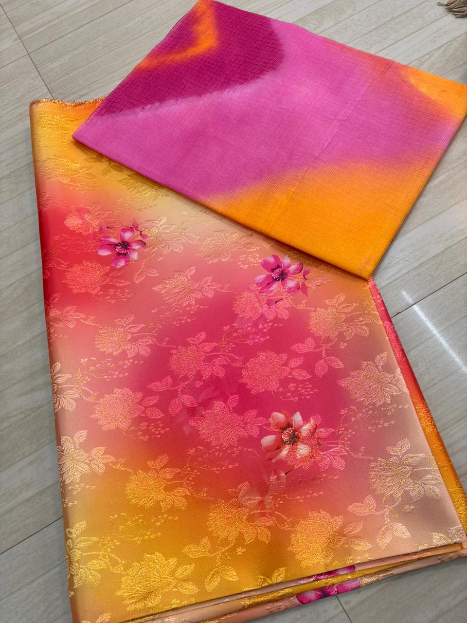 Digital suit with doriya odhna-821