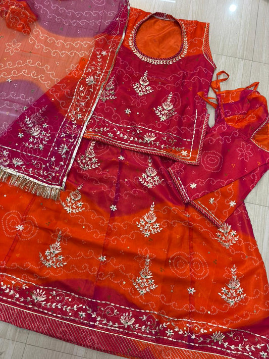 Pitten Rani Orange- 870-DILIVERY TIME 20 DAYS MINIMUM