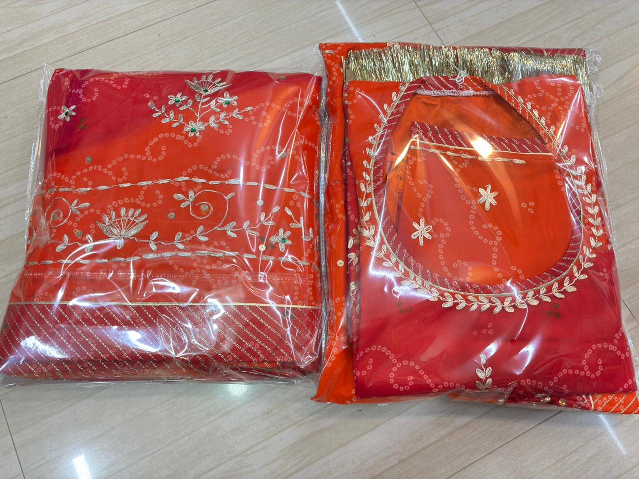 Pitten Rani Orange- 870-DILIVERY TIME 20 DAYS MINIMUM