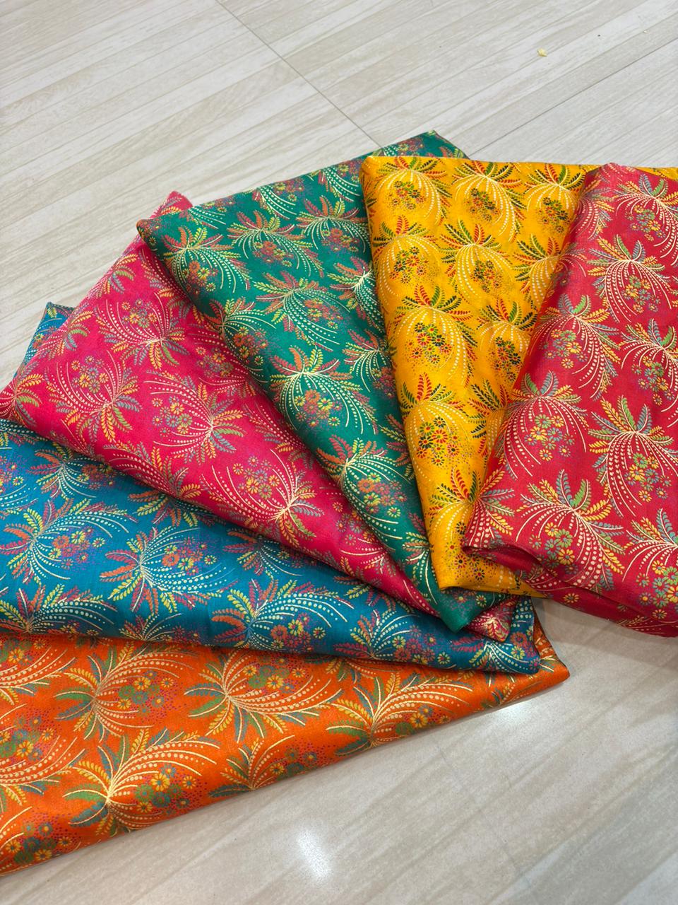 Tissue Silk Suit with Odhna(Pack of 6)-926