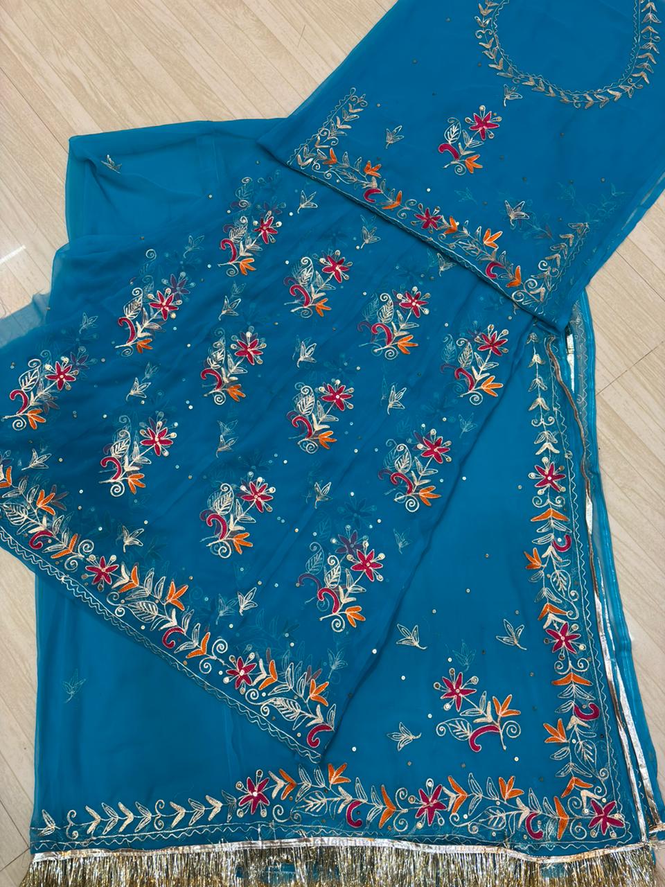 PEACOCK BLUE POSHAK-948