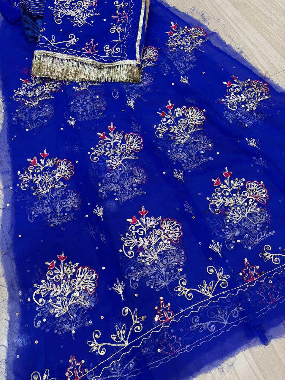 RAJ TILAK POSHAK (ROYAL BLUE)-1000