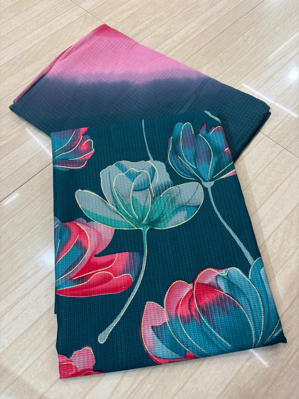 COTTON DORIYA SUIT (RAMA)-1041