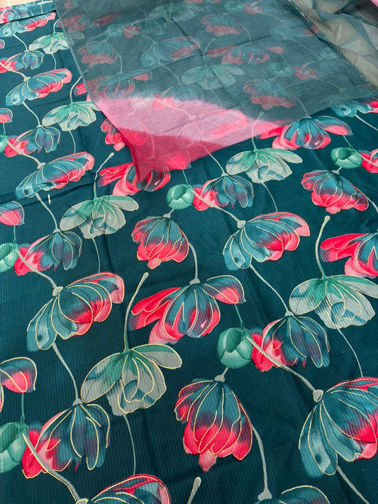 COTTON DORIYA SUIT (RAMA)-1041