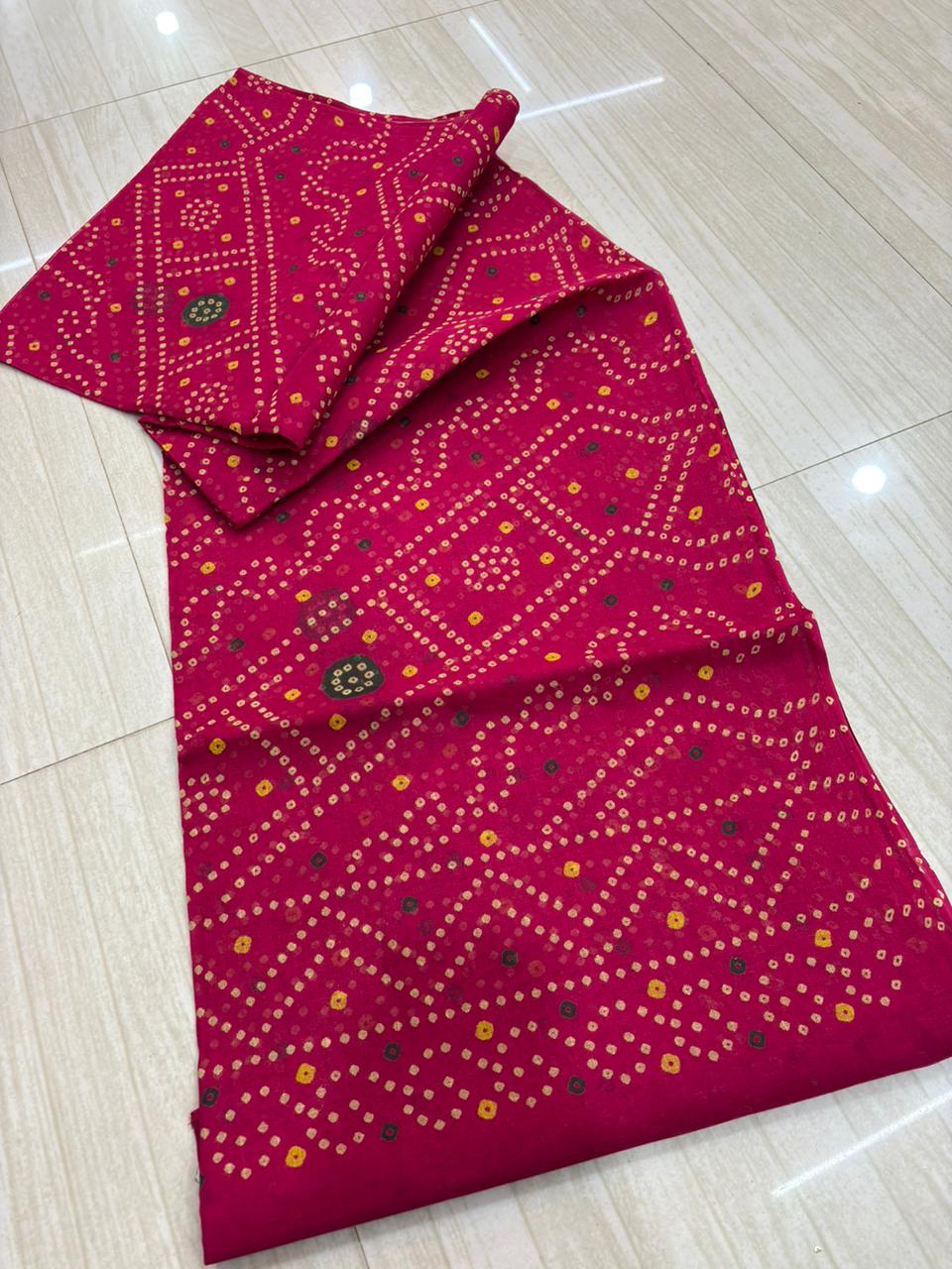 Cotton bandej print odhna 2.50 Meter Full (Rani)-1046