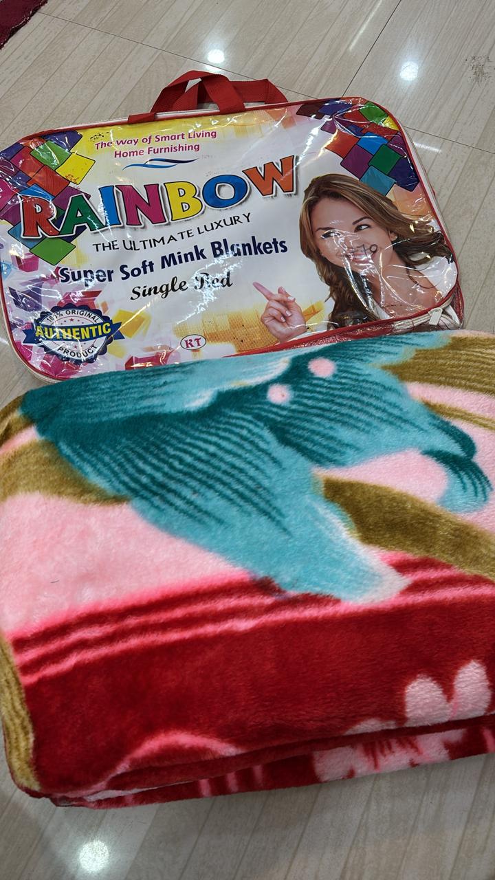 MINK BLANKET RAINBOW-1293