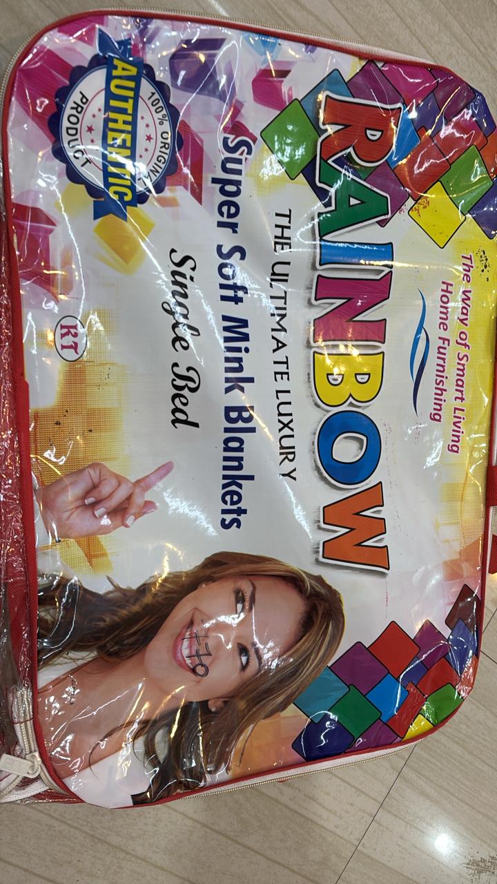 MINK BLANKET RAINBOW-1293