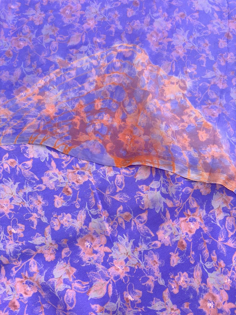 Purple Peach Tora (ONLY FABRIC)-1699