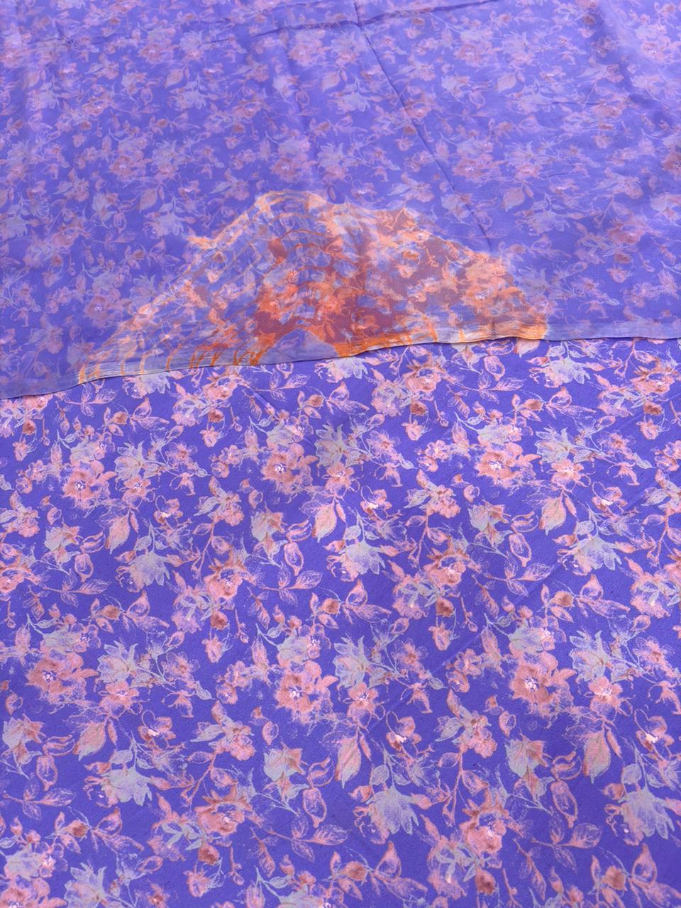 Purple Peach Tora (ONLY FABRIC)-1699