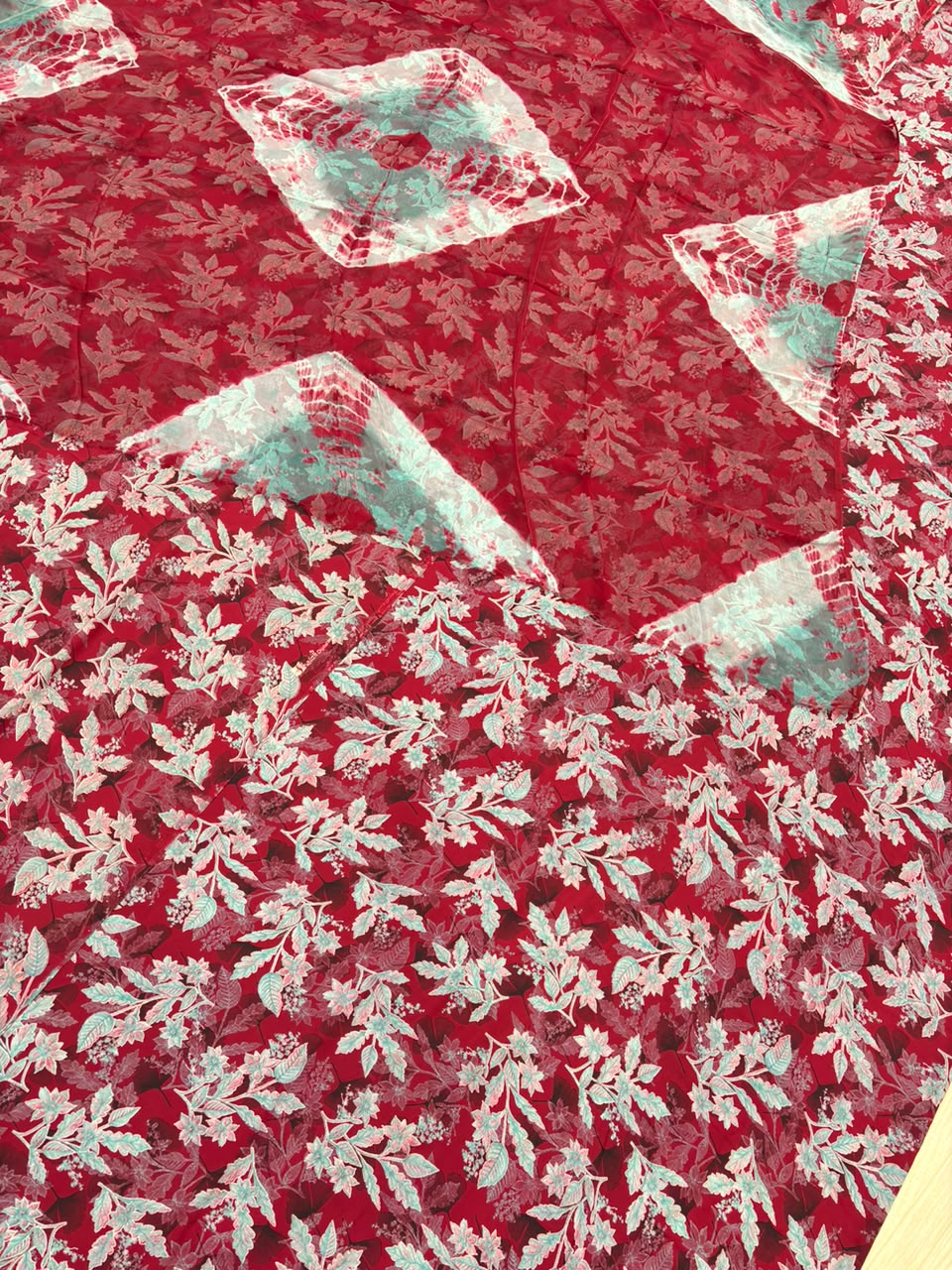 Birkha  jara tham ke Baras suit (ONLY FABRIC)-1800