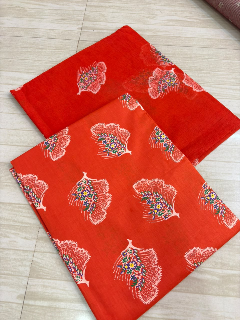 KASHMIRI SUIT-1806-ORANGE
