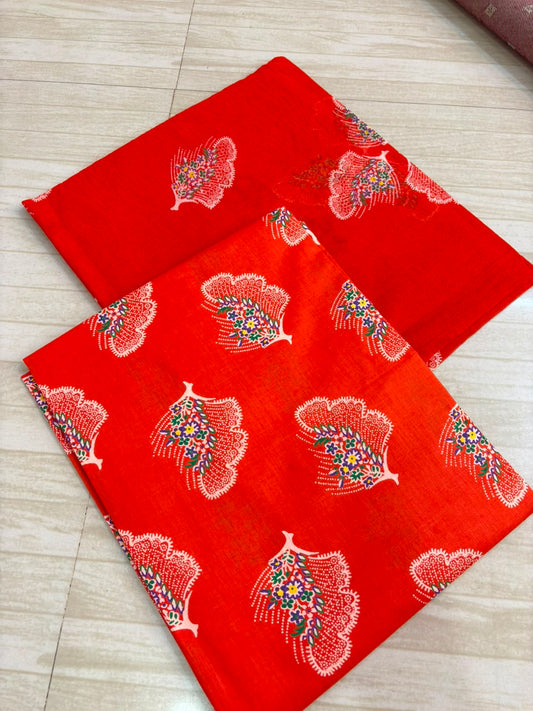 KASHMIRI SUIT-1806-ORANGE