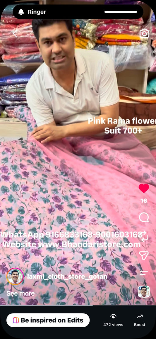 PINK SUIT WITH ODHNA-1817