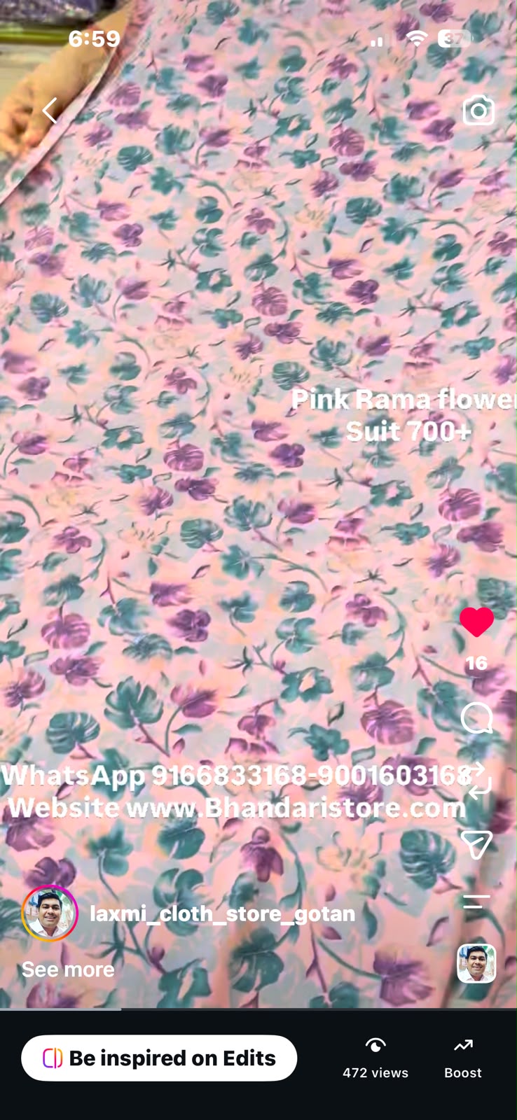 PINK SUIT WITH ODHNA-1817