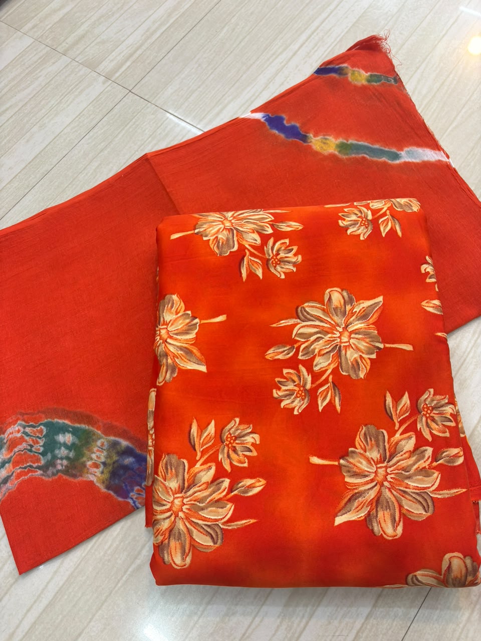 Ramleela suit with odhna(5 PCS)-1846